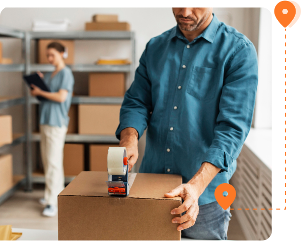 Pacote enviado para envio